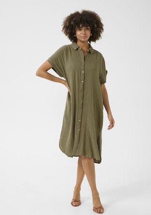 Culture Jurk Oversize fit Dusky Green