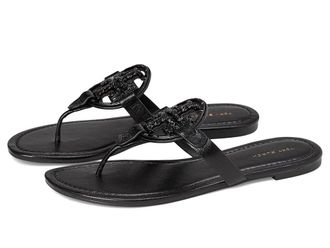 Tory Burch Miller Deco Womens Sandals Perfect Black : 9.5 M, Leather