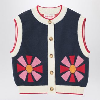 Bobo Choses Bobo w&auml;hlt eine marineblaue Kaleidoskop-Weste