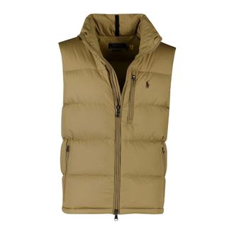 Polo Ralph Lauren Jassen, Heren, Bruin, XL, Polyester, Bodywarmer