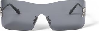 Miu Miu Aube Sunglasses, Woman, Basalt Grey Bio Lenses