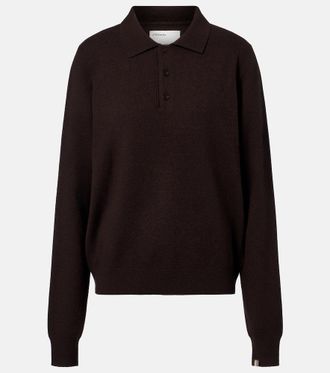 Extreme Cashmere N&deg;223 Be For cashmere-blend polo sweater