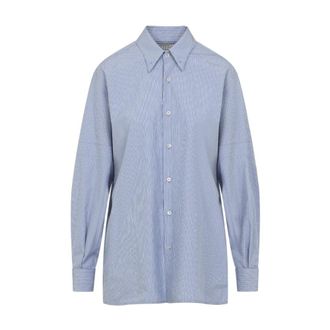 Maison Margiela S51Dt0030M35718001 Shirt - female - Maison Margiela - Shirts - Blue - XS - Blouses & Shirts