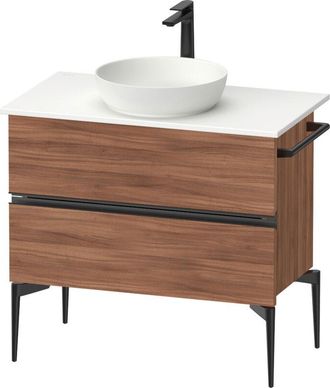 Duravit Duravit - Sivida Consola Mueble Bajo Lavabo, 2 Cajones, Tirador