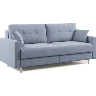 Divani.Store Megan Sof&aacute; Convertible En Microfibra Extra&iacute;ble 208 Cm (mat. 160x197) Azul Claro