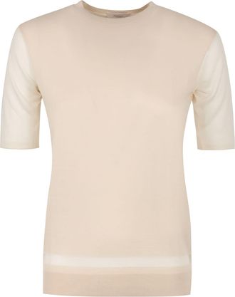 Agnona Knitted Wool-blend Top