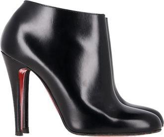 Christian Louboutin Pre-owned Womens Belle Ankle Boots in Black Leather - Size 38.5 EU/IT