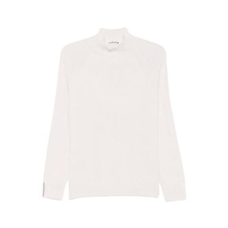 PESERICO Coltrui met raglanmouwen - Dames - Truien - Wit - Maat: 2XL Zijde