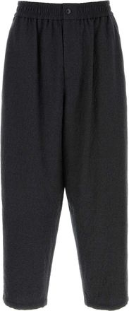 Giorgio Armani Charcoal Flannel Pant