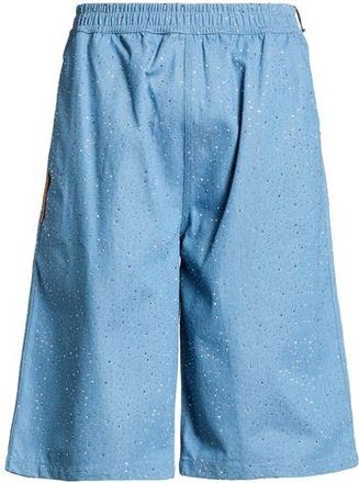 Pleasures BOTTOMWEAR - Denim shorts on YOOX.COM