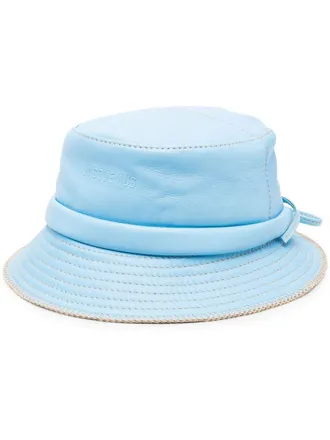 Jacquemus Vissershoed met striksluiting - Blauw