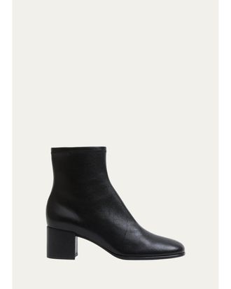 SIMKHAI Bianca Stretch Leather Ankle Boots