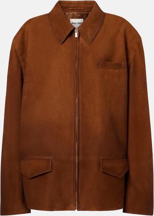 Miu Miu Suede blouson jacket
