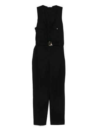 Patrizia Pepe cotton-blend jumpsuit - Black