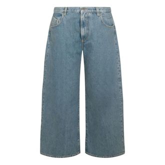 The Attico Cropped Jeans, female, Blue, Size: W26 Long Pant Jeans Crop