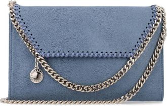 Stella McCartney Blue Falabella Crossbody Wallet