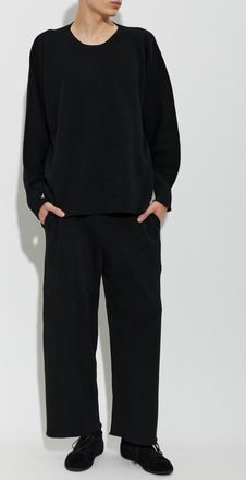 Homme Pliss&eacute; Issey Miyake Pleated Trousers, Mens, Black