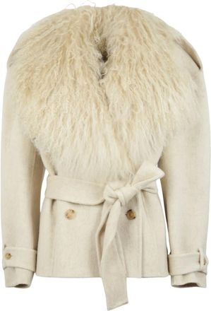 Giuseppe Di Morabito Trench Corto con Cintura - - Coats - Donna - Beige - S