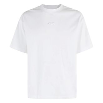 Dr&ocirc;le de Monsieur T-Shirt Classica con Slogan - - Tops - Uomo - Bianco - M