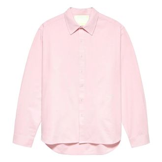 New Amsterdam Surf Association Beach Shirt Oxford - Heren - Casual Overhemden - Roze - M - Katoen - Overhemden