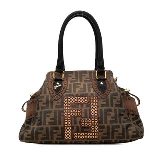 Fendi Pre-owned Fendi Zucca Canvas Grommet Etniko Du Jour Tote Ladies N05GO125MRL4L3EH
