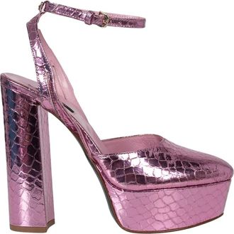 Patrizia Pepe Sandalen met hoge hak - Dames - Schoenen - Roze - Maat: 38 EU Leer