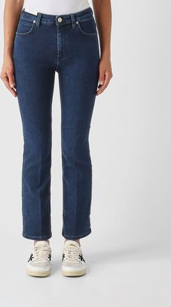 Pantaloni Torino Mid-Rise Skinny Fit Jeans in Cotton Denim