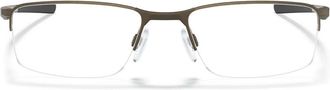 Oakley rectangle-frame glasses - Brown