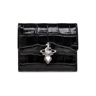Vivienne Westwood Wallets & Cardholders, female, Black, Size: ONE SIZE Leather Wallet