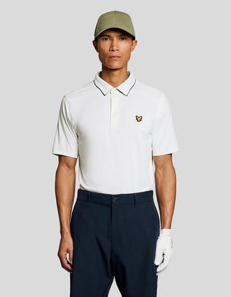 Lyle & Scott Lyle And Scott Mens Contrast Collar Polo Shirt - White - Size: 44