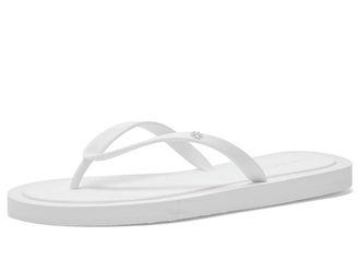 Tory Burch Kira Padded Flip-Flops Womens Sandals Optic White/Optic White : 11 M, Synthetic
