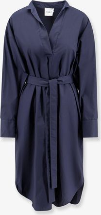 Nude Vestito in cotone con cintura - NUDE - gender_Woman
