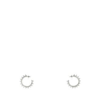 Amina Muaddi Big Karma Oorbellen - Dames - Oorbellen - Grijs - ONE Size - Accessoires