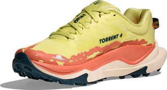 Hoka One One Trailrunningschuh HOKA ONE ONE TORRENT 4, Damen, Gr. 36,5, yuzu, felds, Synthetik, Textil, Schuhe Trailrunningschuh