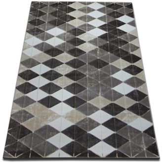 RugsX Rugsx - Alfombra Acr&iacute;lica Yazz 7660 Beige Oscuro/marr&oacute;n Beige 160x220 Cm