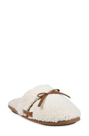GaaHuu Faux Shearling Lined Slipper in Natural at Nordstrom Rack, Size Medium