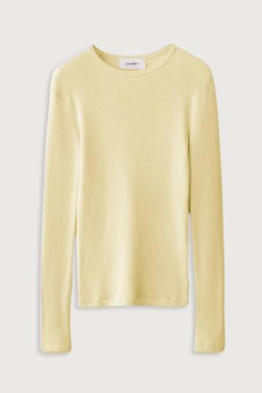 Lisa Yang Womens Vivian Cotton Cashmere T-Shirt In Limone