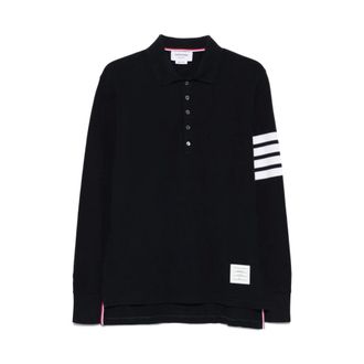 Thom Browne Heren, Tops, Blauw, Maat: L Katoen