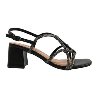 Bibi Lou High Heel Sandals, female, Black, Size: 11 US Elegant Heeled Sandals