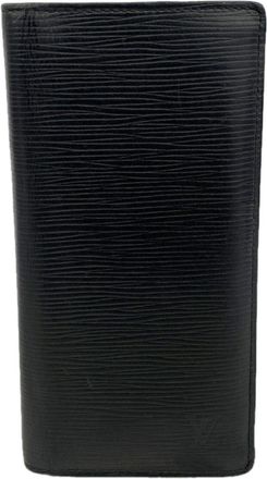Louis Vuitton Noir Long Wallet (Bi-Fold) (Pre-Owned)
