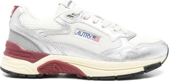 Autry Hyperway Low Dames Em05 Leer/Su&egrave;de/Mesh Zilver/Syra
