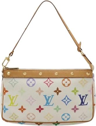 Louis Vuitton Pre-owned Pochette Accessoires - Dames - Vintage Mini Tas - Veelkleurig - ONE Size - Vintage