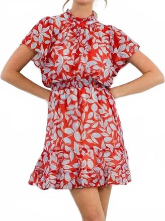 THML Clothing Hello Poppi Dress In Red