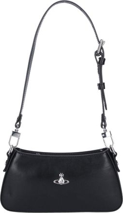 Vivienne Westwood Black Tasha Structured Leather Shoulder Bag