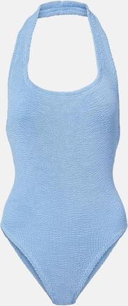 Hunza G Sandy halterneck swimsuit