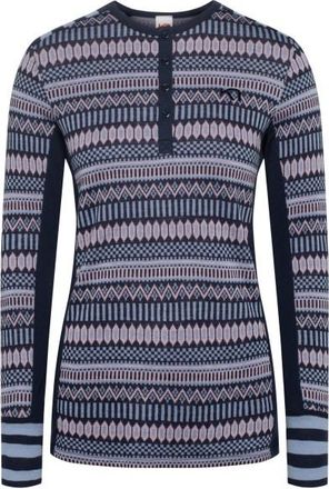 Kari Traa Åkle L/S Merinounterwäsche für Damen | blau/grau