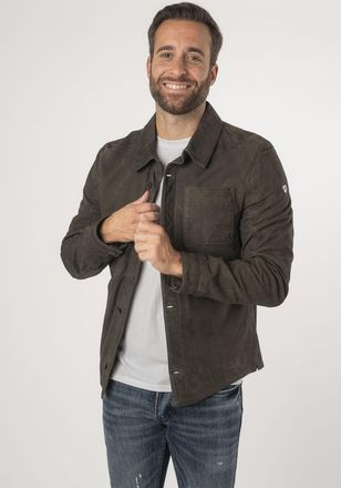 Mauritius Lederjacke MAURITIUS MMJemmo, Herren, Gr. 4XL, dunkel salbeigr&uuml;n, Obermaterial: 100% Schafsleder. Futter: 100% Baumwolle. &Auml;rmelfutter: 100% Polyester,