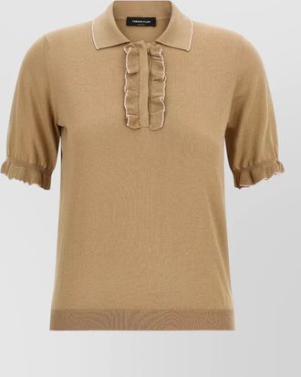 Fabiana Filippi silk polo top