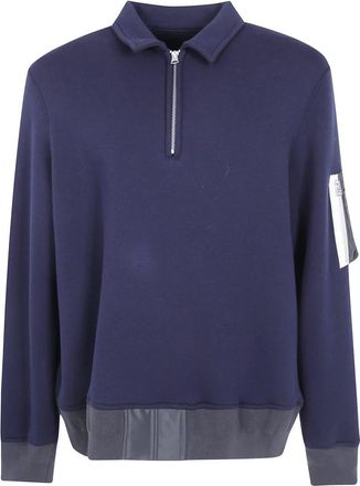 sacai Polo Shirts - Heren - Polos - Blauw - S - Tops