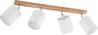 Lindby Foco imarin En Marr&oacute;n De Madera - Lindby